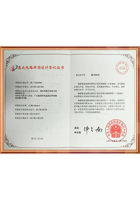 Certificate Of Honor